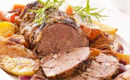 Gigot d'agneau aux pommes boulangères